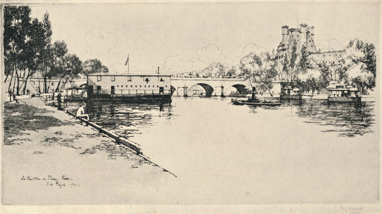 Florapaviljongen, 1915 av Eugene Bejot