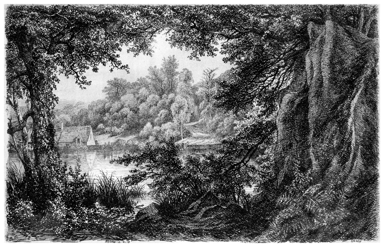 Stugan, c1825-1885 1924 av Eugene Bléry