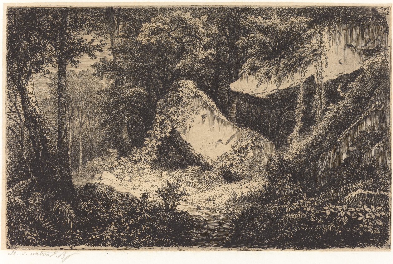 White Rocks, publicerad 1849. av Eugene Bléry