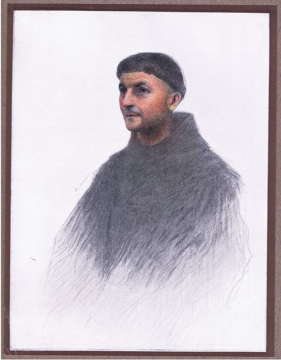 En munke, 1919 av Eugene Burnand