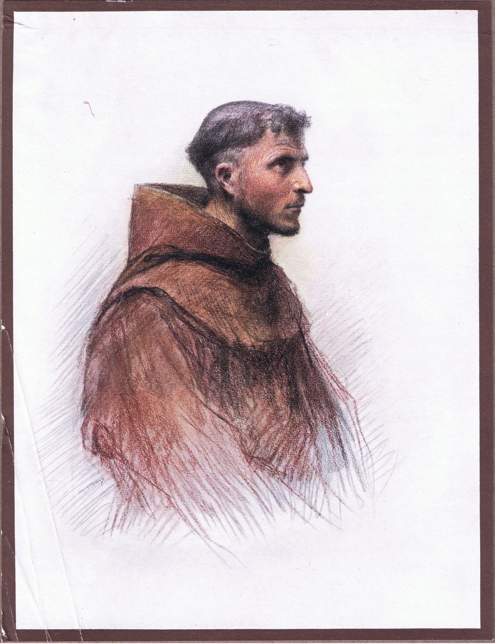 Broder Masseo, 1919 av Eugene Burnand