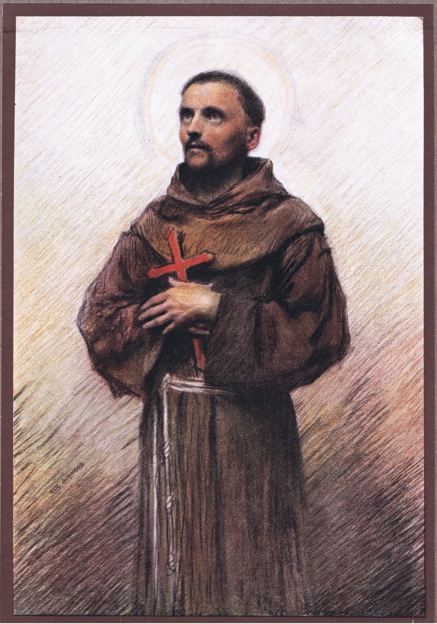 St Francis, 1919 av Eugene Burnand