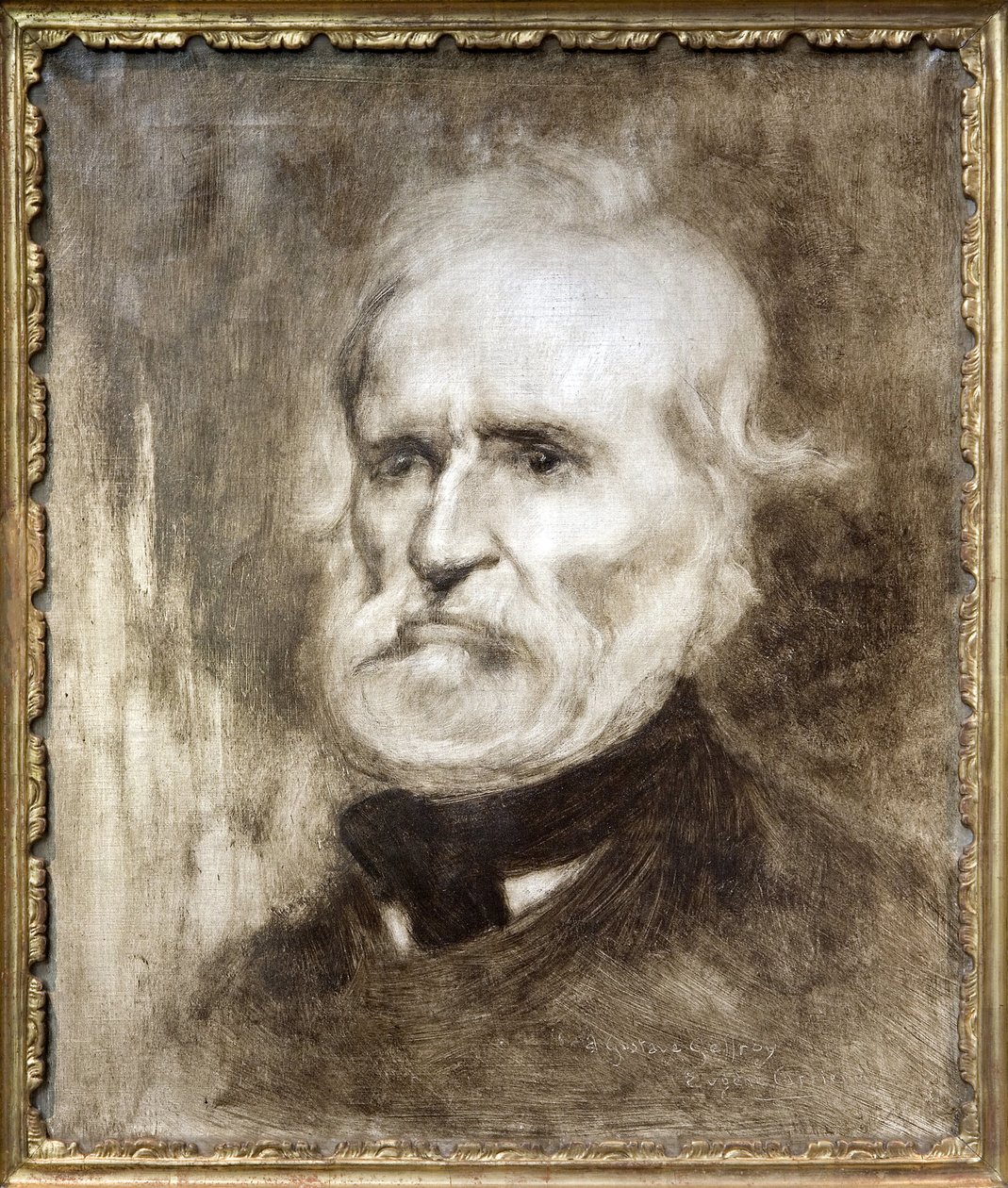 Porträtt av Louis-Auguste Blanqui (målning) av Eugène Carrière