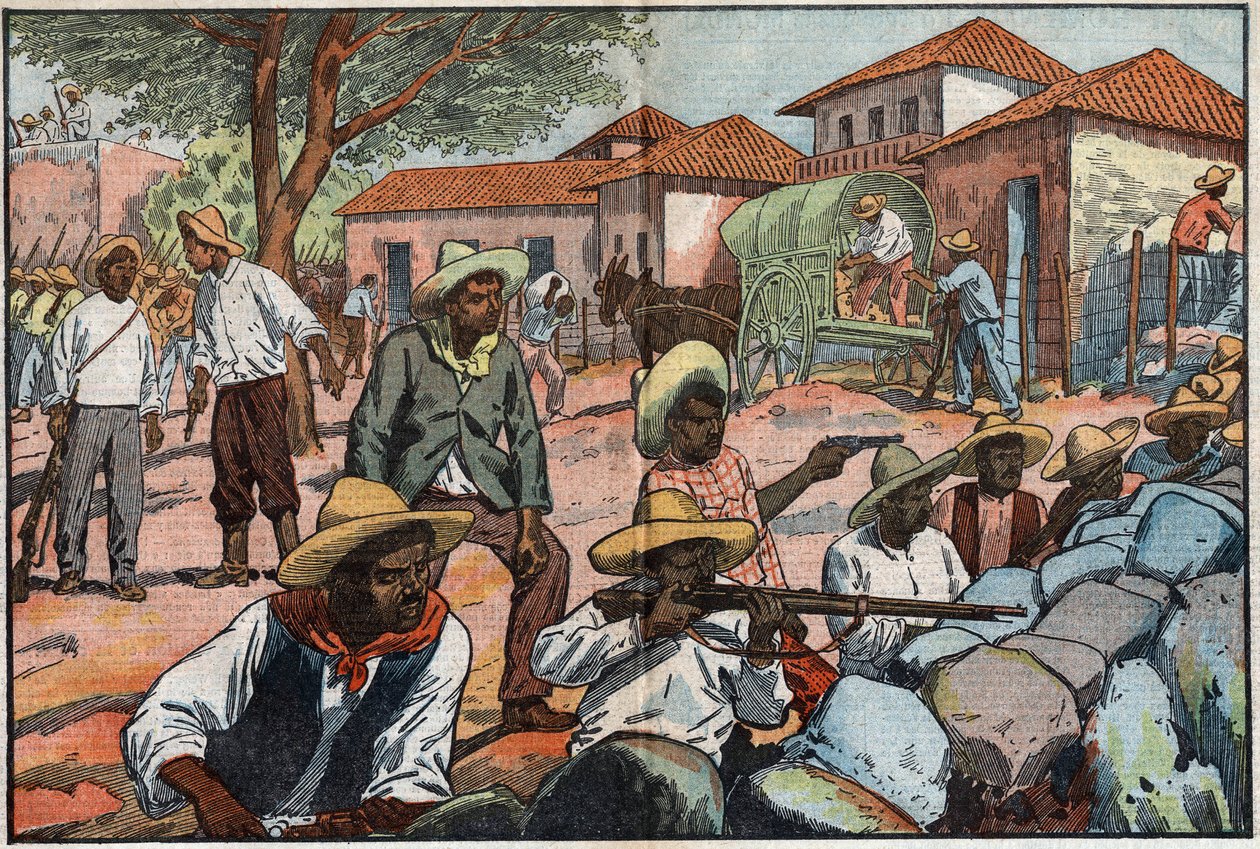 Antiamerikanskt uppror i Nicaragua av Eugene Damblans