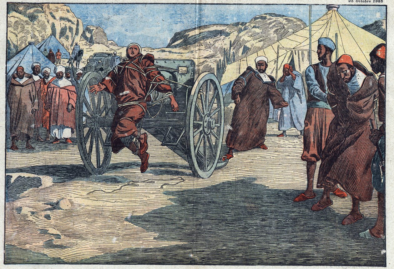 Marockos krig: Dubelkarem (Abdulkarim Al Khattabi av Eugene Damblans