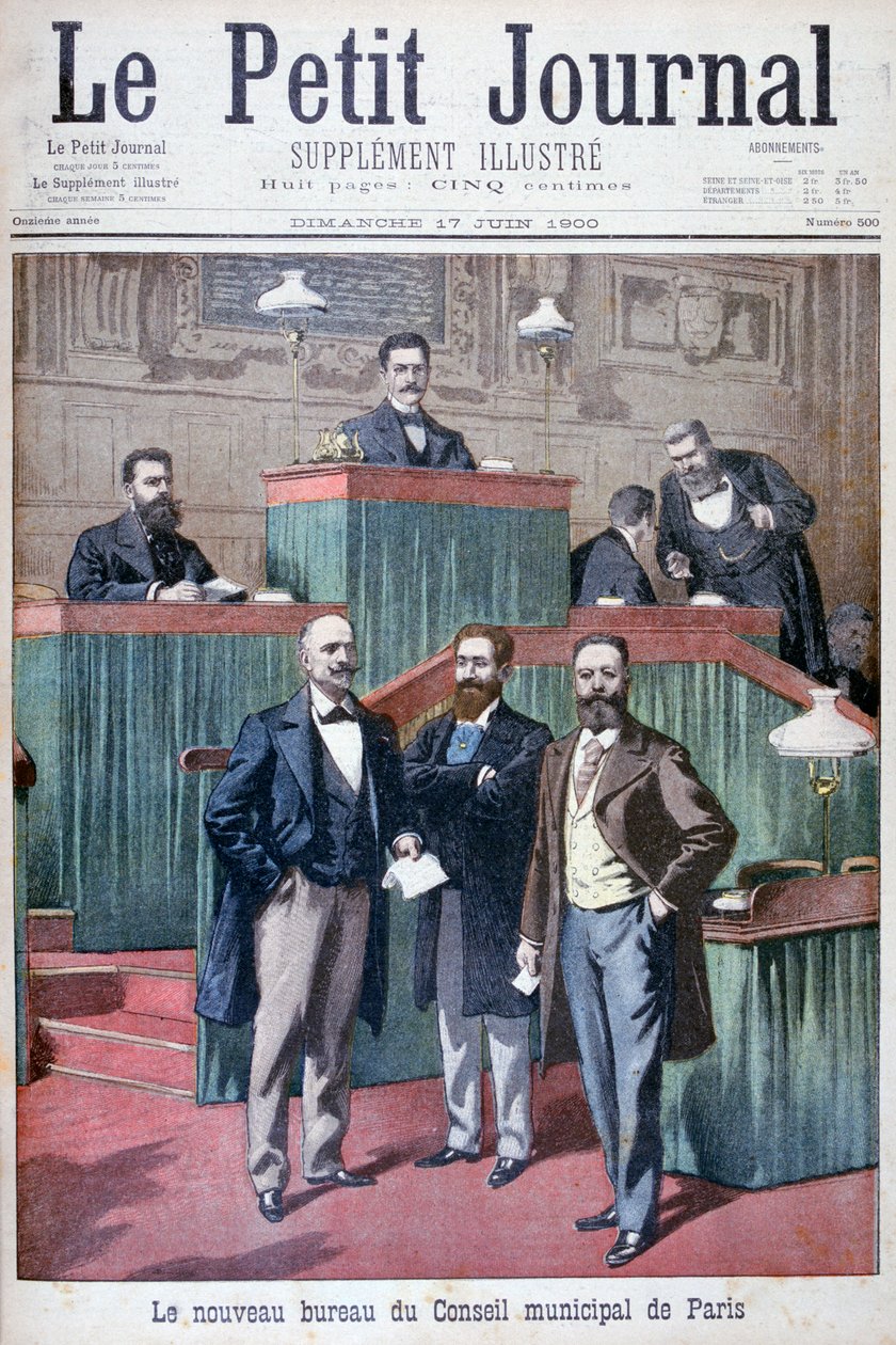 Det nya kommunalrådet i Paris, 1900 av Eugene Damblans