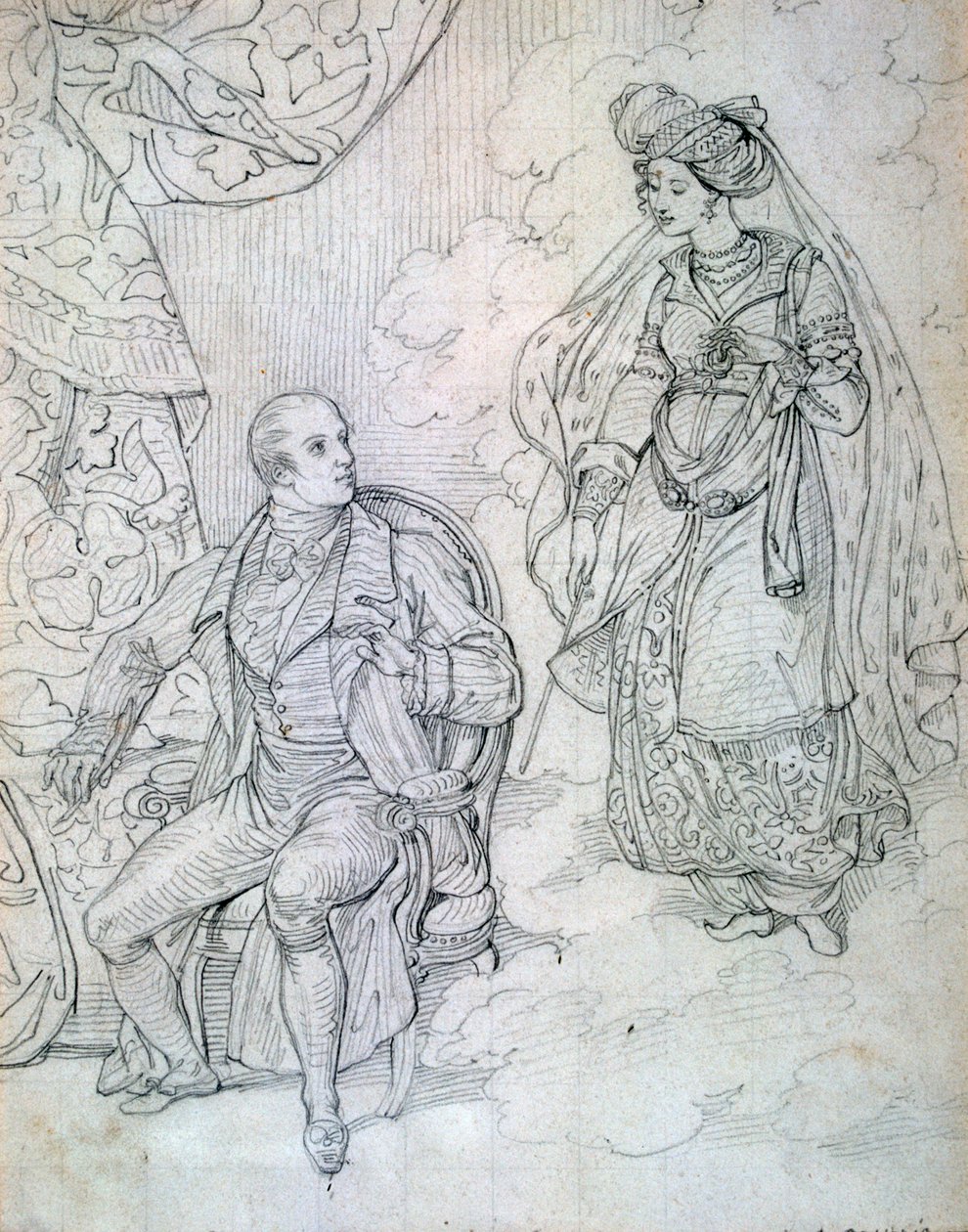 Utan titel, c1815-1865 av Eugene Deveria
