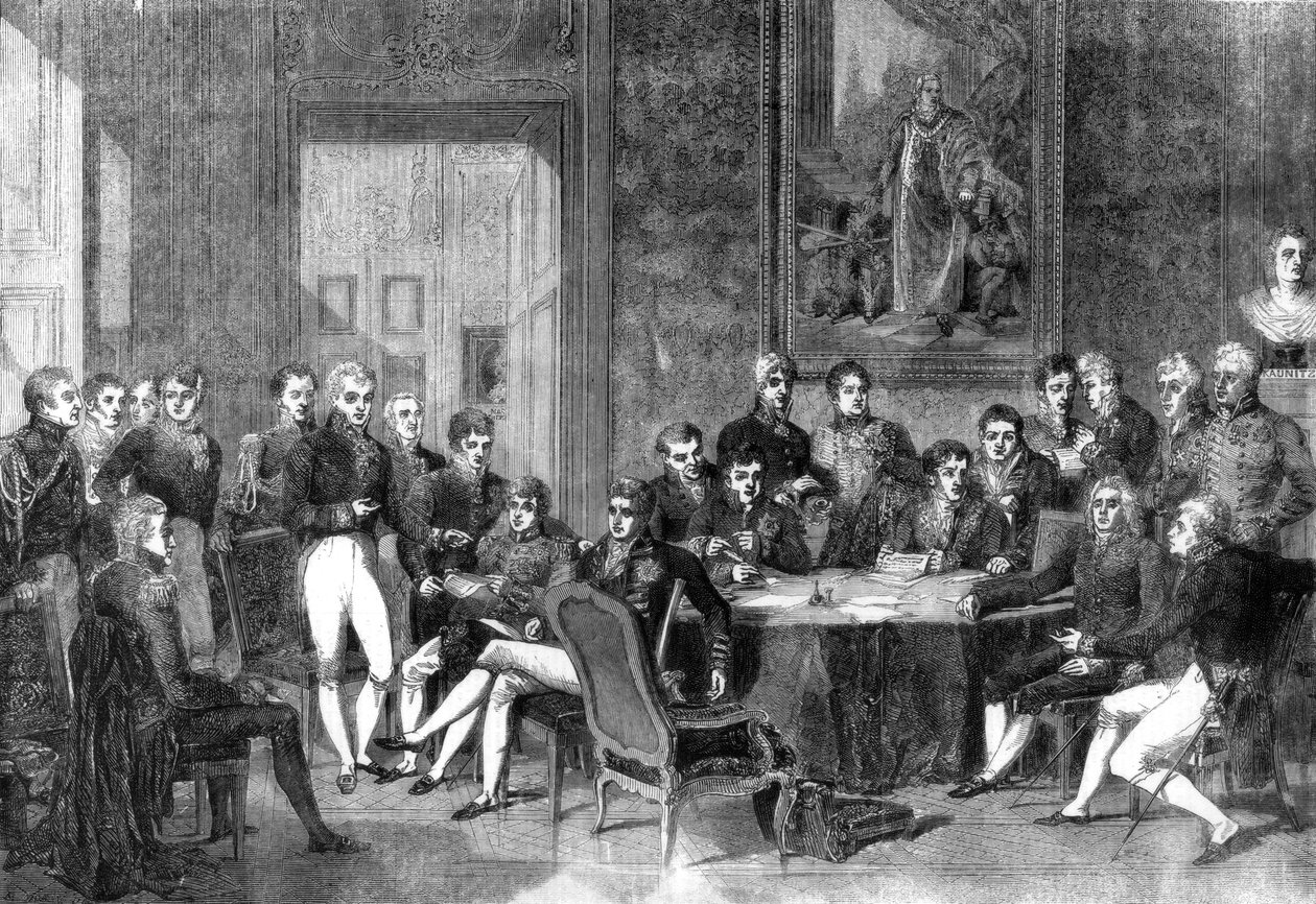 Wienkongressen, 1856. av Eugene Isabey