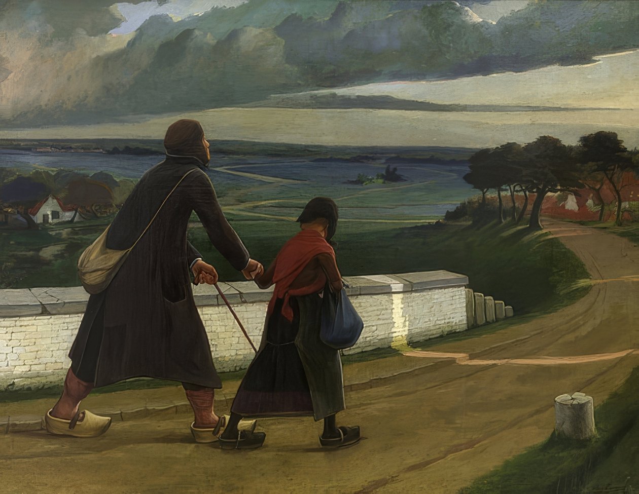 Den blinda. 1898 av Eugene Laermans
