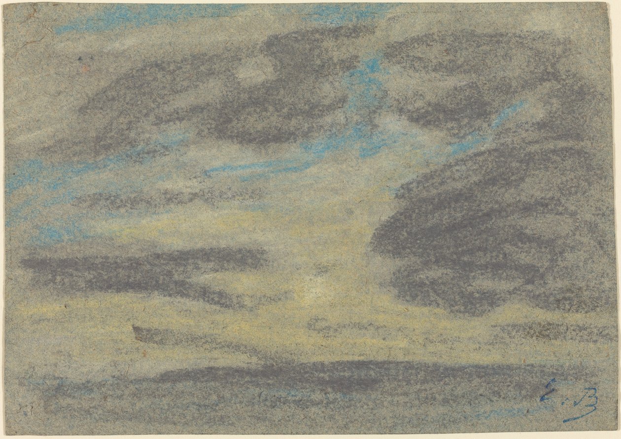 Moln över havet, 18601865. av Eugene Louis Boudin