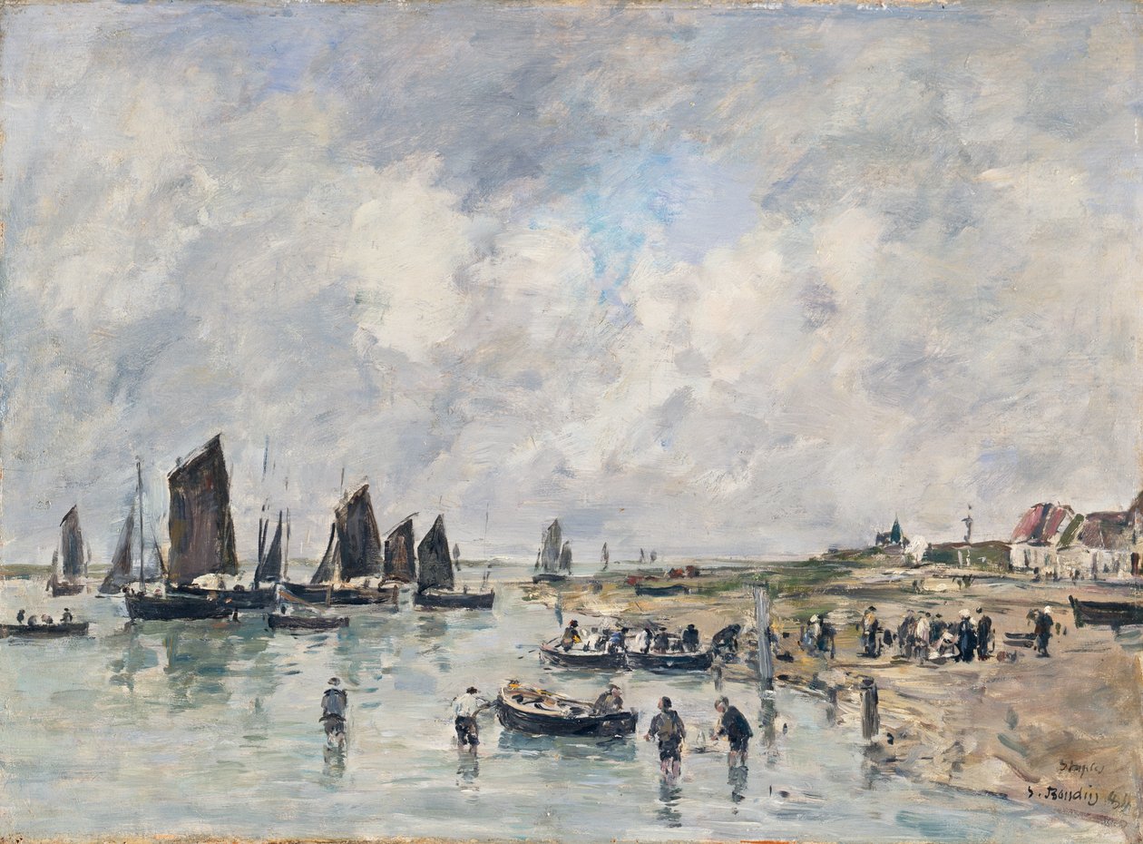 Etaples av Eugene Louis Boudin