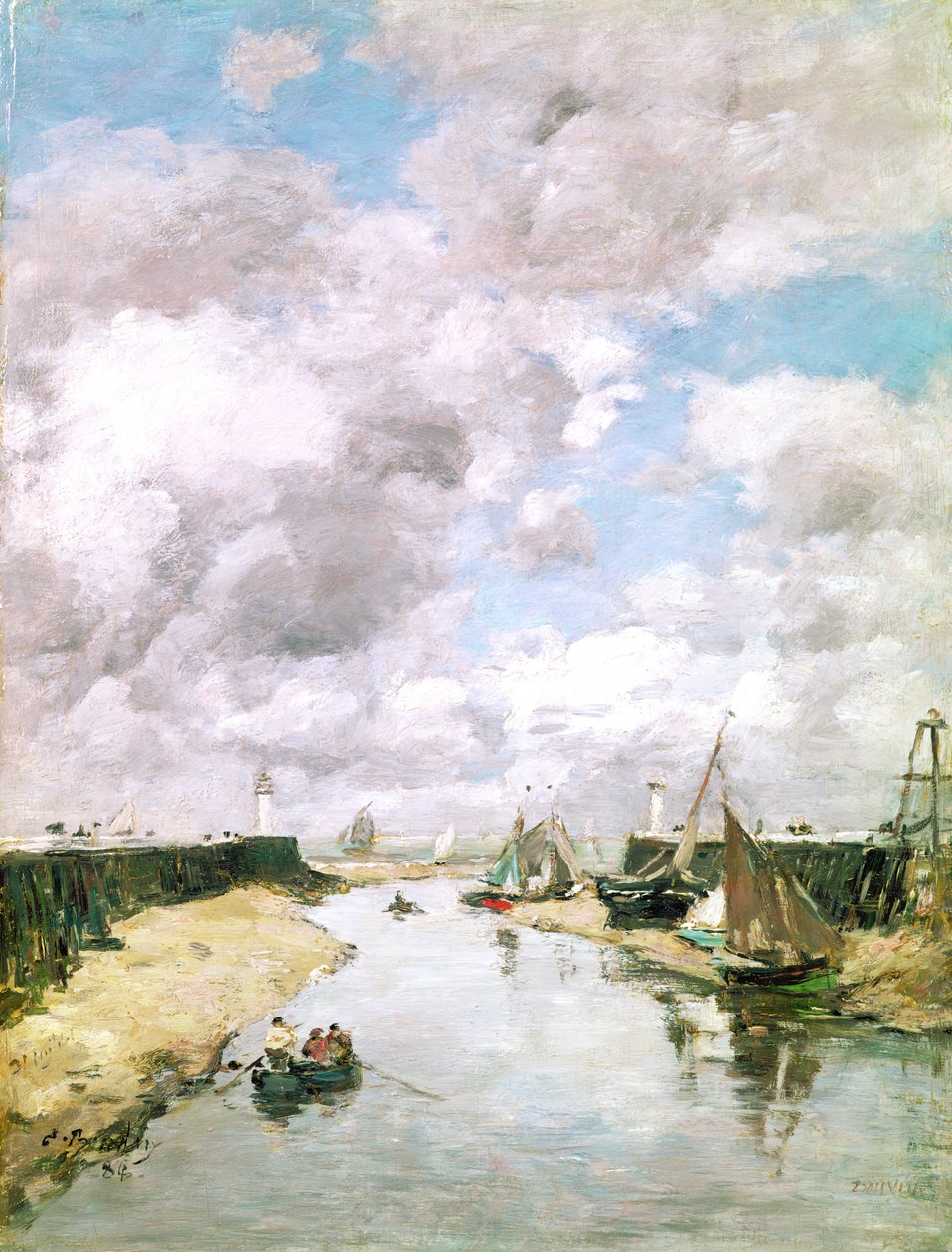 Trouville, 1884 av Eugene Louis Boudin