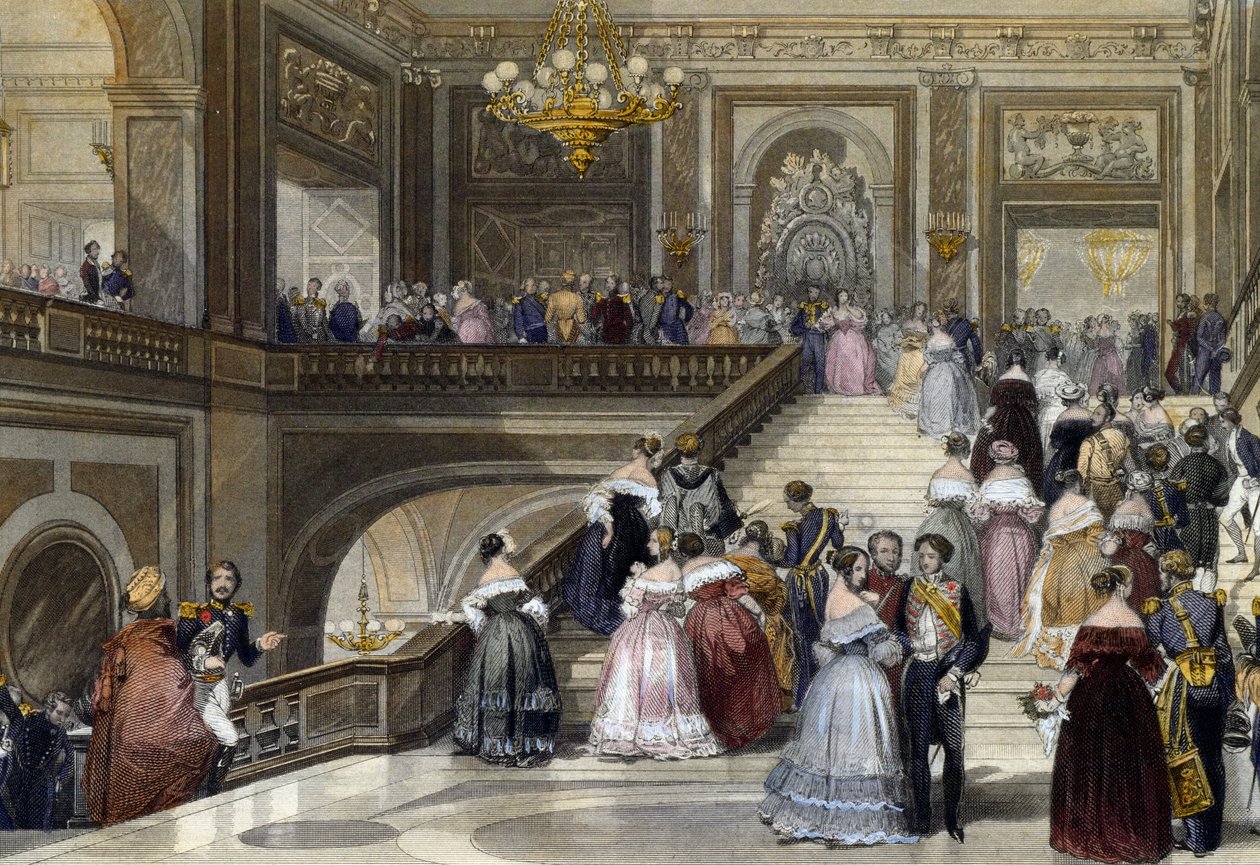 Stort firande på Palace of Versailles av Eugene Louis Lami