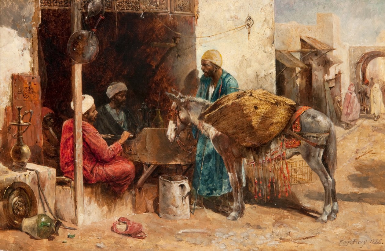En orientalisk basar av Eugene Pavy