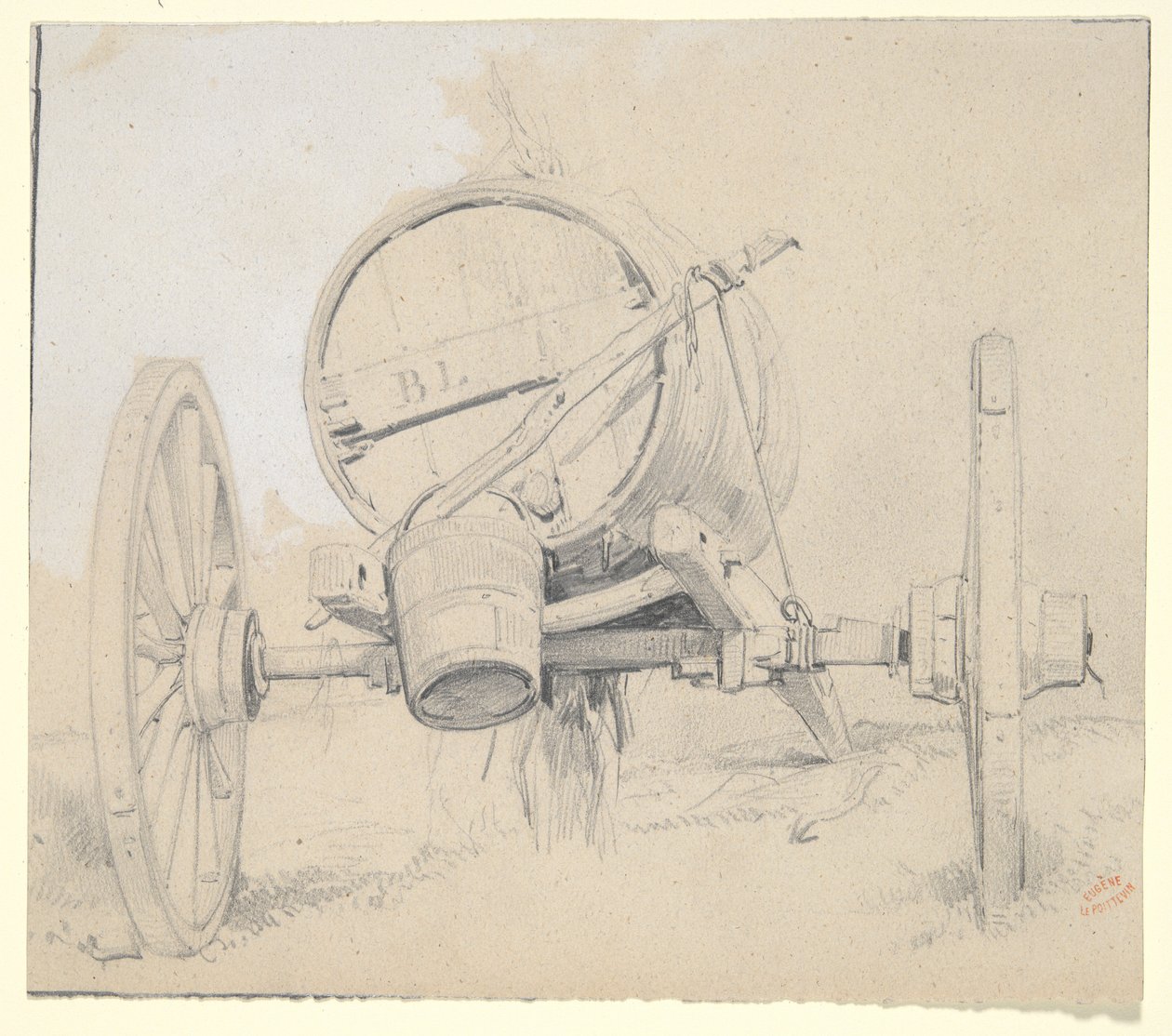 Vattenvagn av Eugene le Poittevin