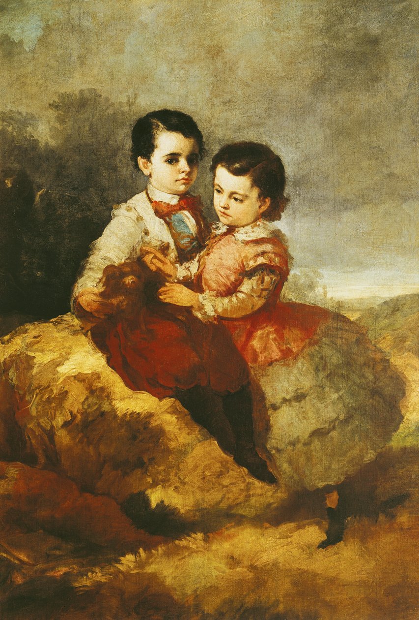 Konstnärens barn av Eugenio Lucas y Padilla