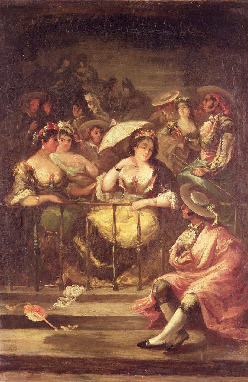 Fafine i luga o se Potu, 1859 swed av Eugenio Lucas y Padilla