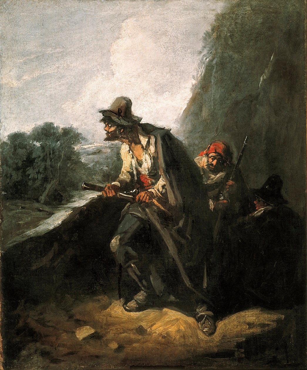 "Banditerna" (målning) av Eugenio Lucas y Padilla