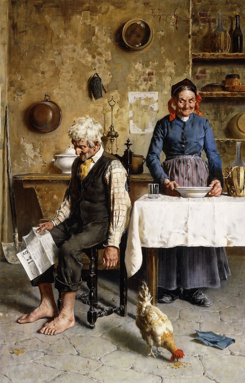 Inhemsk lycka av Eugenio Zampighi