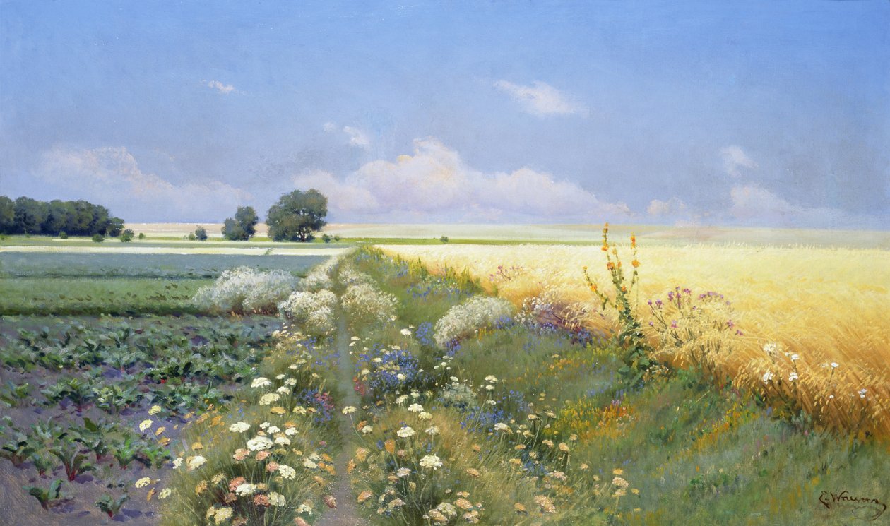 Sommarlandskap av Eugeniusz Wrzeszcz