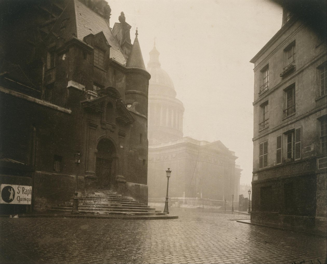 Rue de la Montagne Ste. Genevieve av Eugène Atget