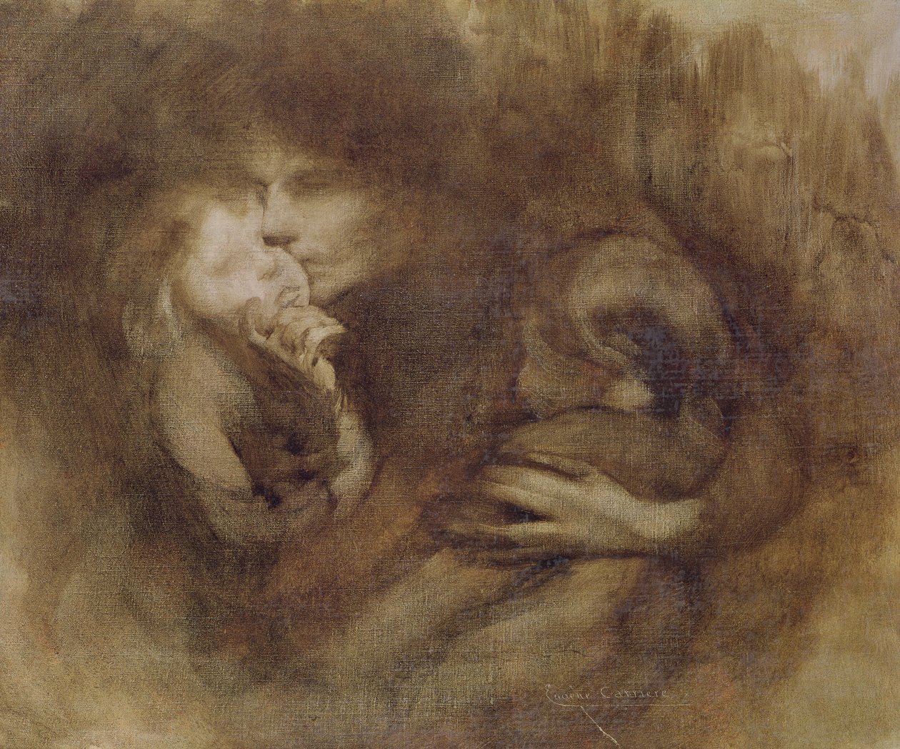 Moderskap av Eugène Carrière