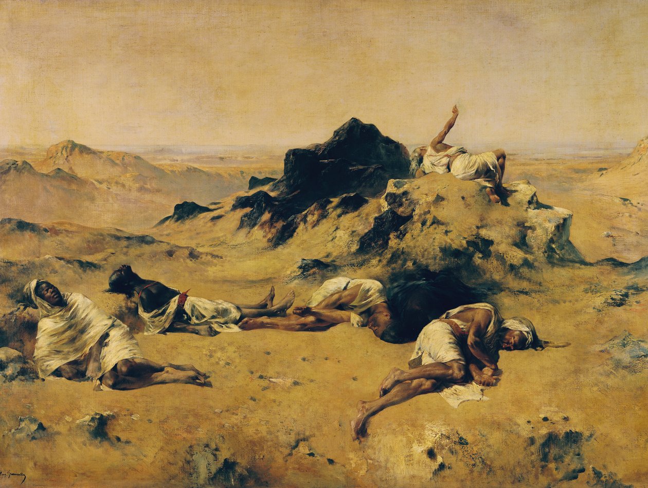 Törstens land, c.1869 av Eugène Fromentin
