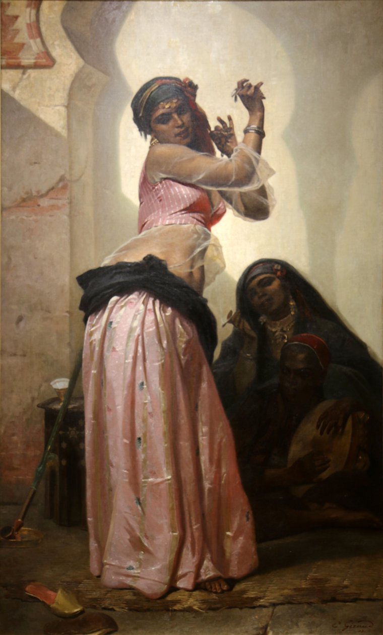 Dansare i Kairo. av Pierre François Eugène Giraud