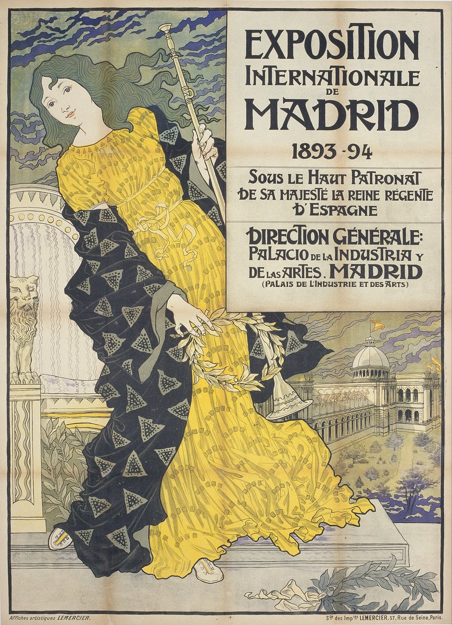 Madrids internationella utställning av Eugene Grasset