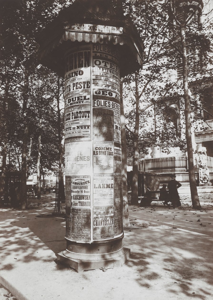 Kolumn-St. Sulpice av Eugène Atget