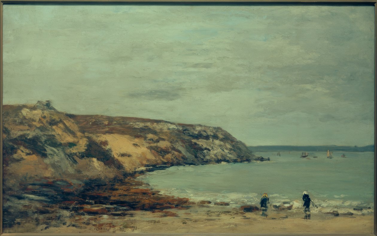 Rade de Brest. Bindy kust av Eugene Louis Boudin