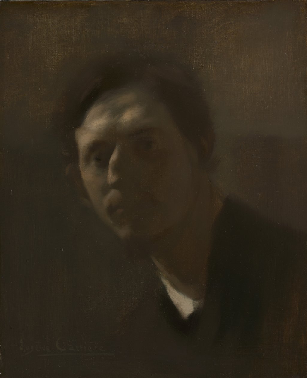 Armand Berton, ca 1891 av Eugène Carrière