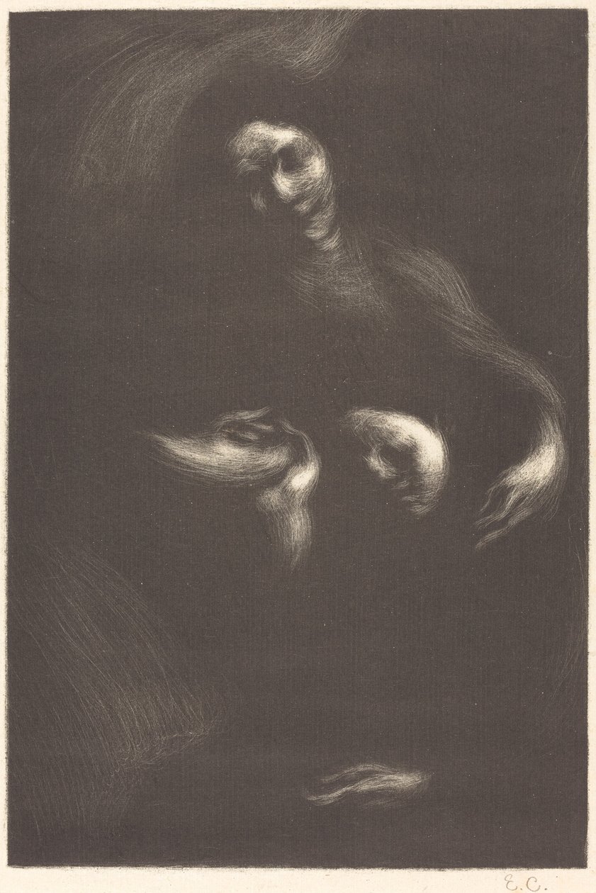 Hyllning till Tolstoj av Eugène Carrière