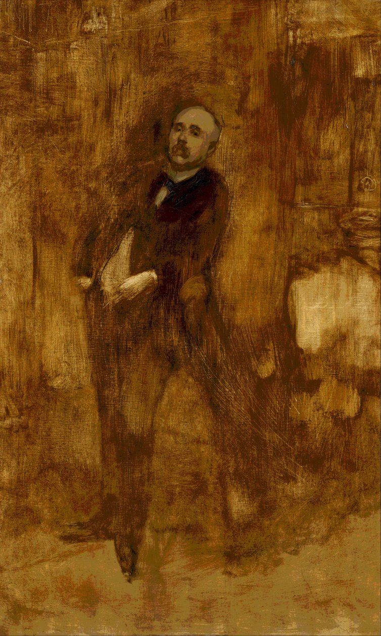 Porträtt av Clemenceau av Eugène Carrière