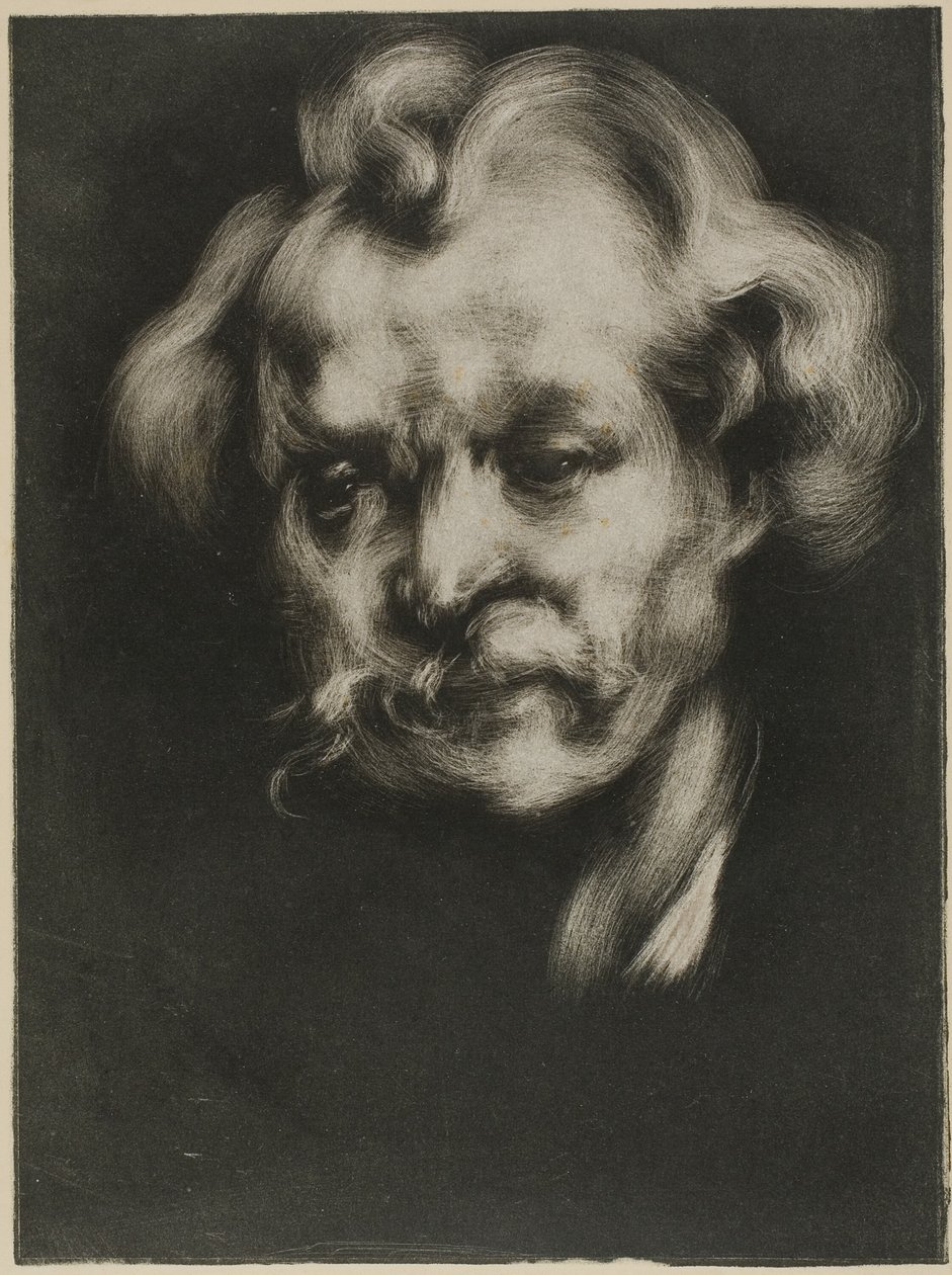 Porträtt av Jean Dolent av Eugène Carrière