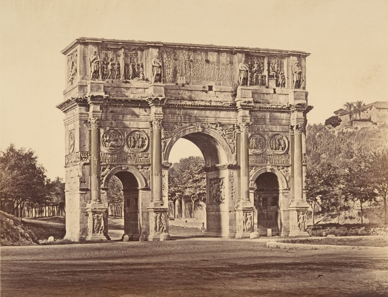 Konstantins båge, 1848-52. av Eugène Constant