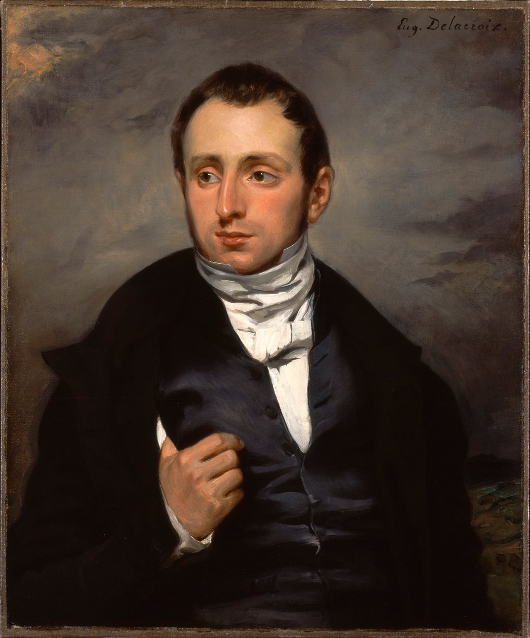 Ett porträtt av Dr François-Marie Desmaisons av Eugène Delacroix