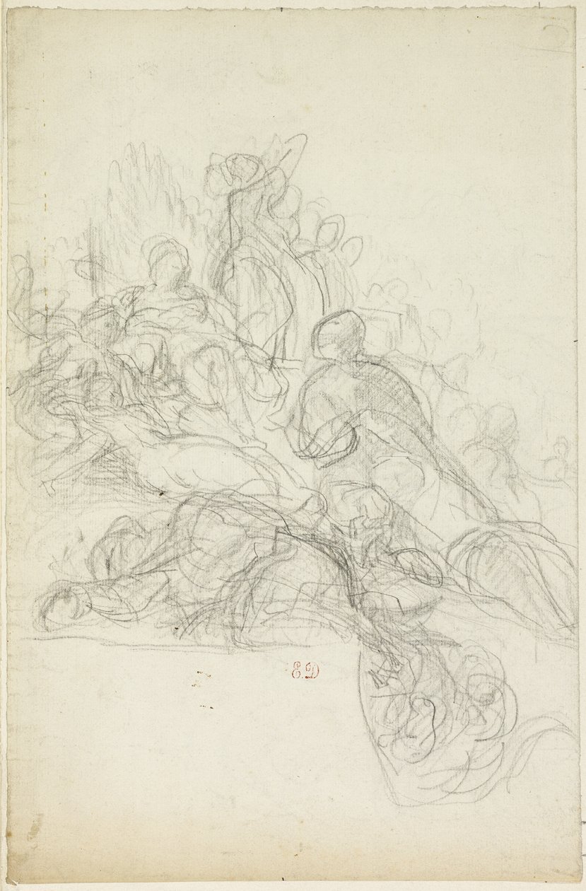 Allegorisk eller mytologisk scen av Eugène Delacroix