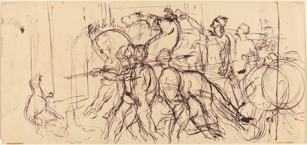 Vagnare. av Eugène Delacroix