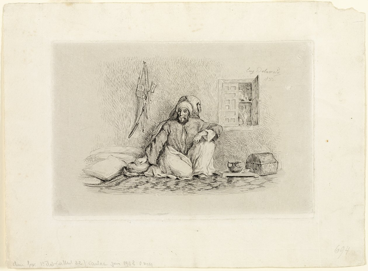 Chefen Mohammed-Ben-Abou av Eugène Delacroix