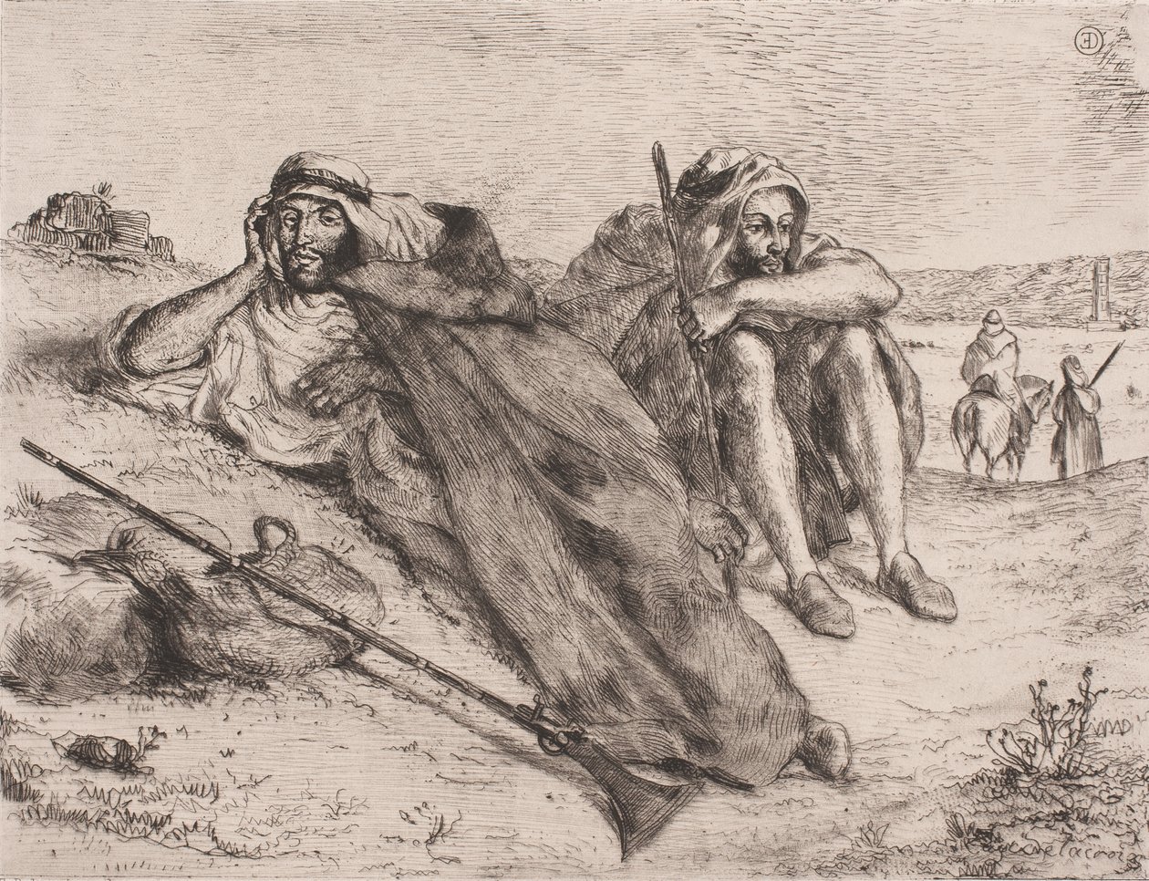 Danska: Araber från Oran av Eugène Delacroix