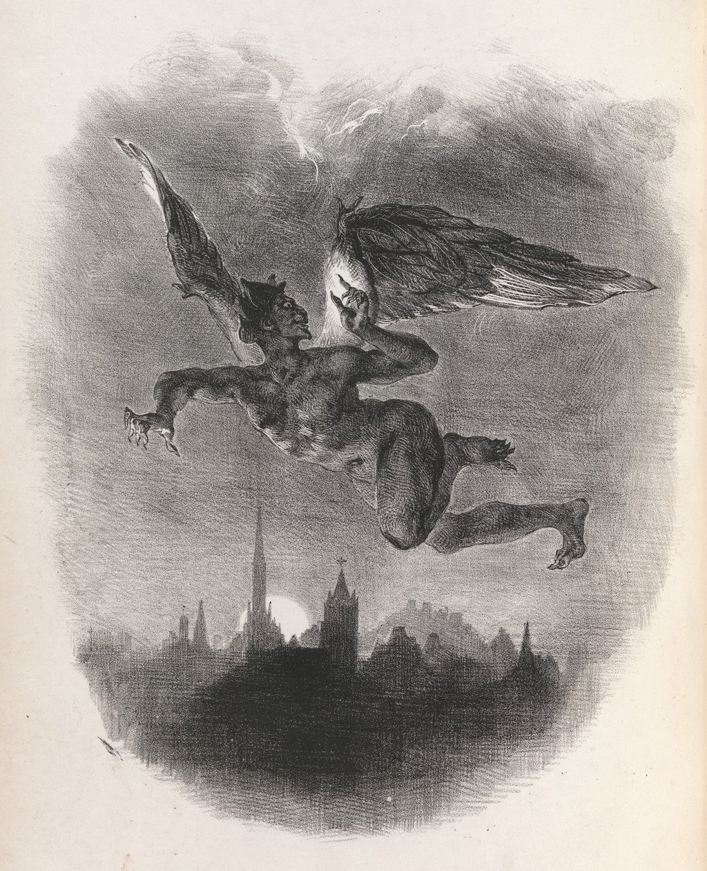 Faust, 1828., 1828. av Eugène Delacroix