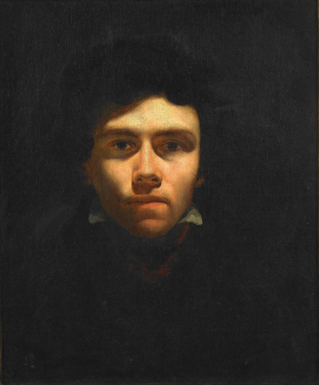 Självporträtt, ca 1816. av Eugène Delacroix