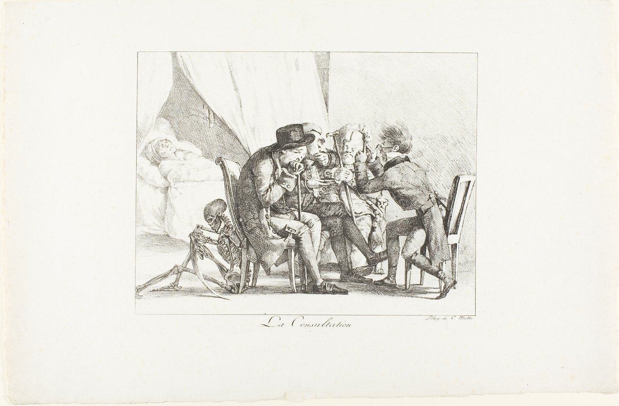 Konsultationen av Eugène Delacroix