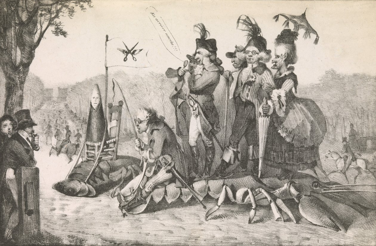 Kräftorna vid Longchamps, 1822, 1822. av Eugène Delacroix