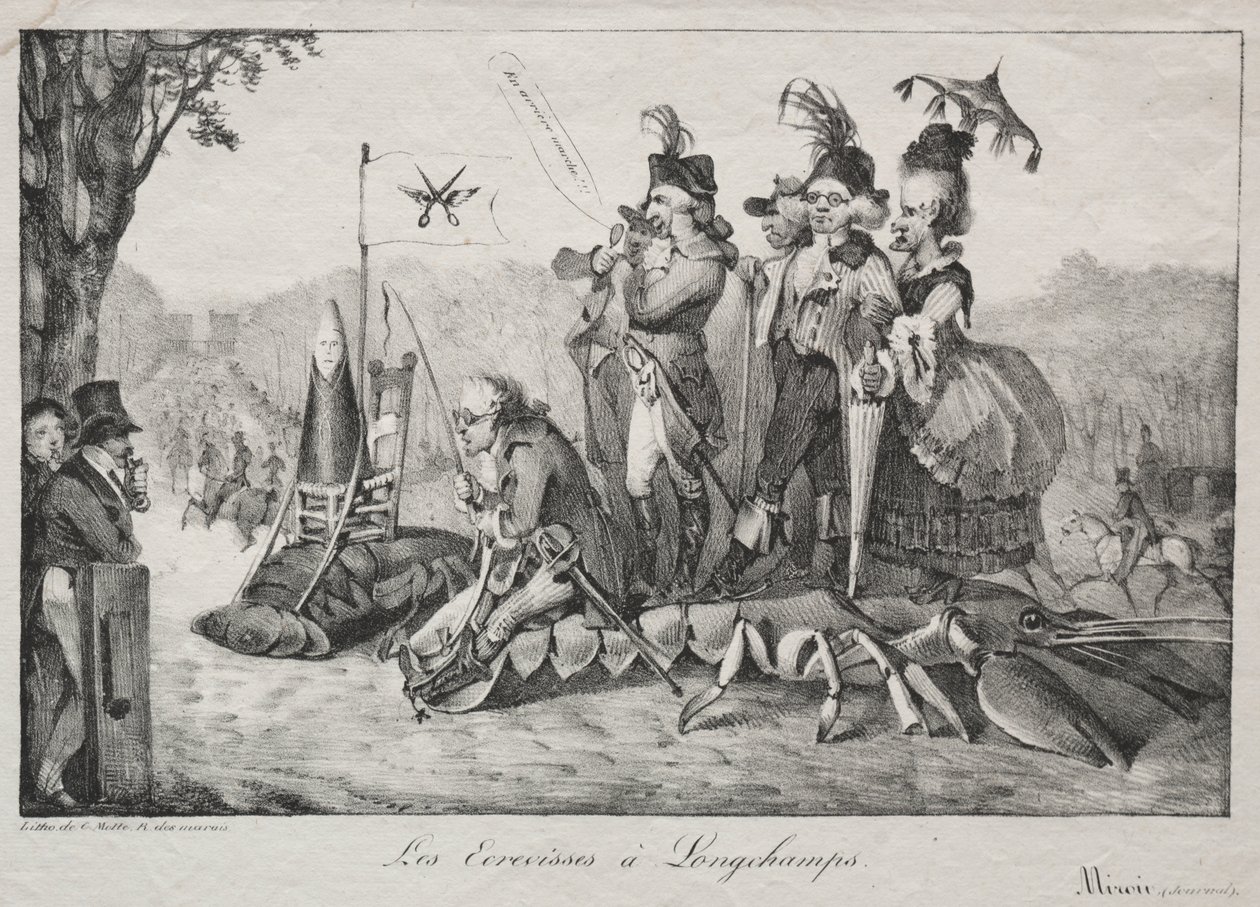 Kräftorna från Longchamps av Eugène Delacroix