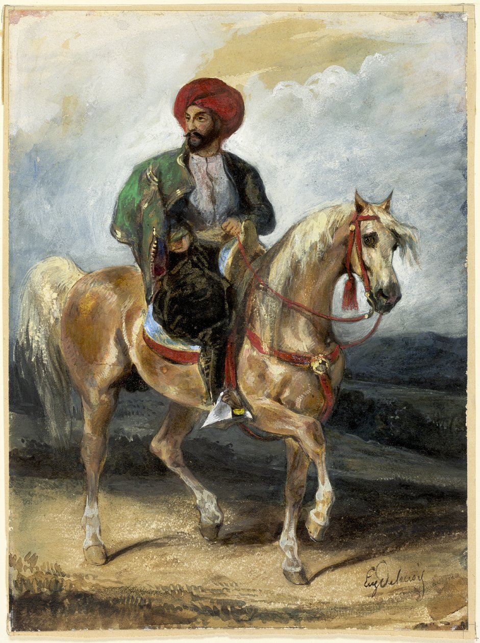 Den turkiska ryttaren av Eugène Delacroix