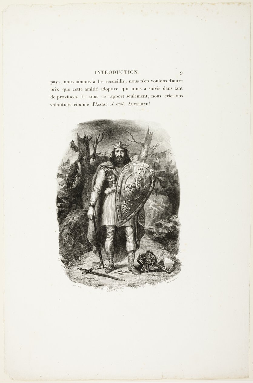Vercingétorix av Eugène Delacroix