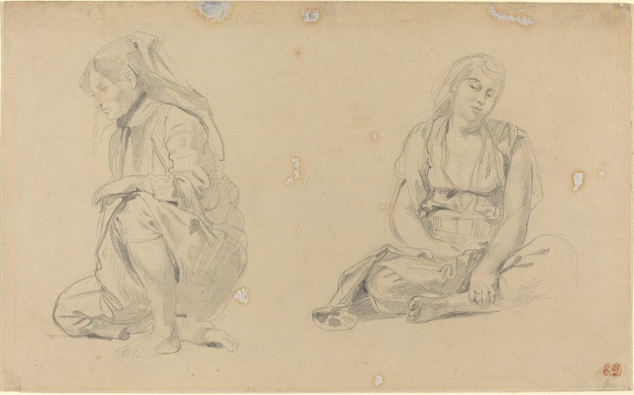 Kvinnor från Alger av Eugène Delacroix