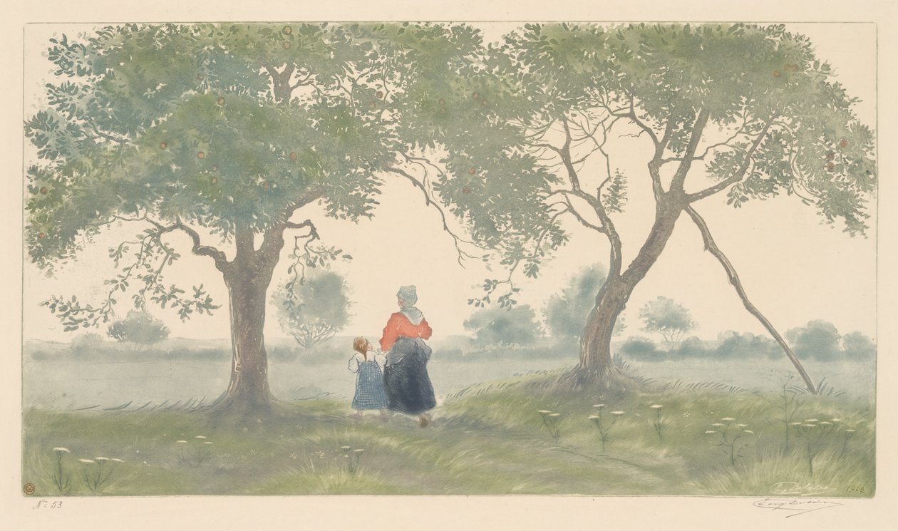 äppelträd av Eugène Delâtre